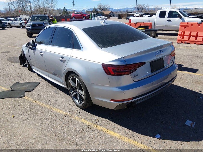 2018 Audi A4 VIN WAUENAF49JN012236 IAAI salvage auction — RIGHT FRONT, Salvage (Colorado), sold $3,200 on 2026-07-14 (photo 3)