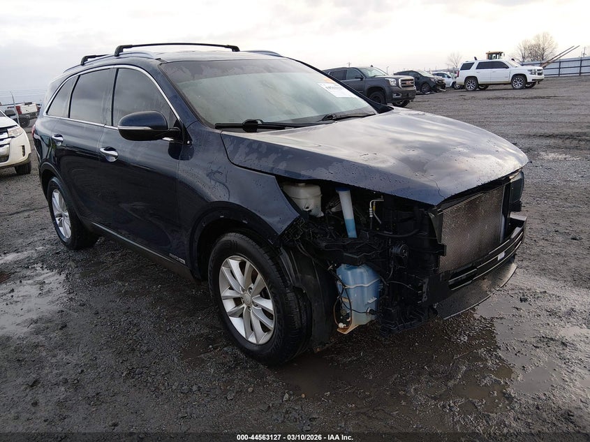 2018 Kia Sorento VIN 5XYPGDA50JG427069 IAAI salvage auction — FRONT END, Salvage Title, sold $2,000 on 2026-08-02 (photo 1)