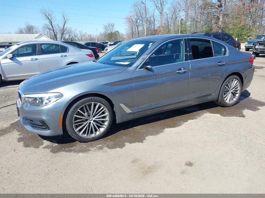 2018 BMW 5er VIN WBAJA5C58JWA38273 IAAI salvage auction — SIDE, Salvage - 75% Or Less (Maryland), sold $7,650 on 2026-07-29 (photo 2)