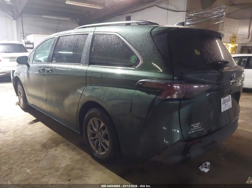 2025 Toyota Sienna VIN 5TDBSKFC4SS171706 IAAI salvage auction — FRONT END, Salvage Title, sold $11,100 on 2026-07-20 (photo 3)