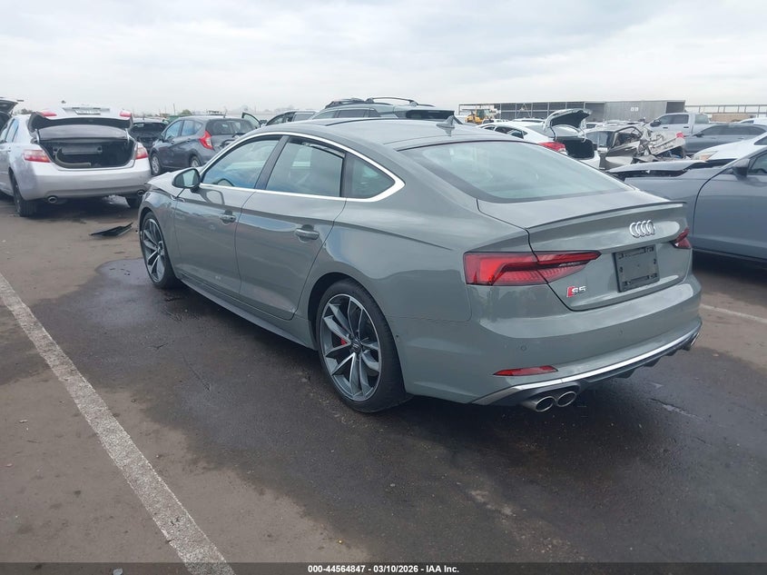 2019 Audi S5 VIN WAUC4CF58KA001431 IAAI salvage auction — RIGHT FRONT, Salvage Title, sold $7,800 on 2026-08-11 (photo 3)
