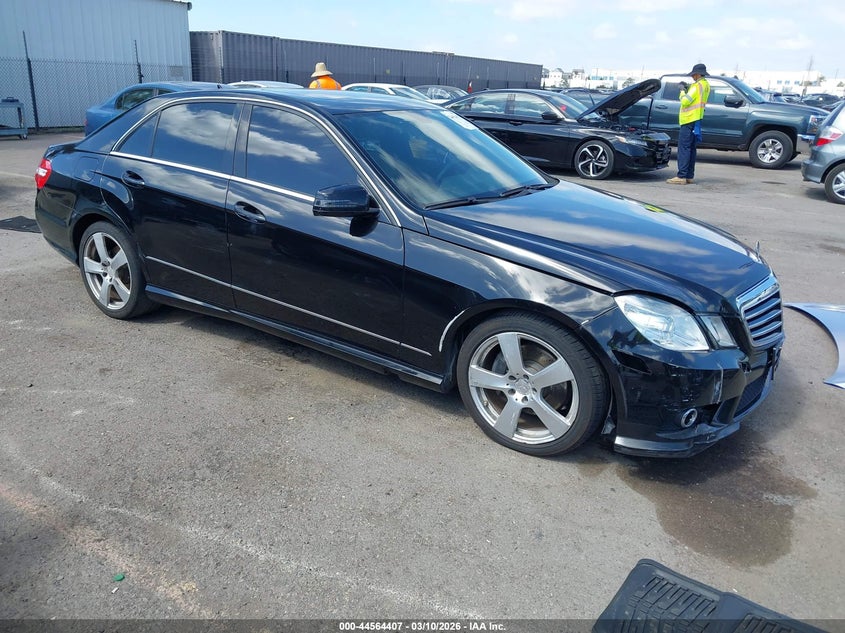 2010 Mercedes-benz E-klasse VIN WDDHF5GB8AA166421 IAAI salvage auction — RIGHT FRONT, Salvage (California), sold $1,150 on 2026-07-06 (photo 1)