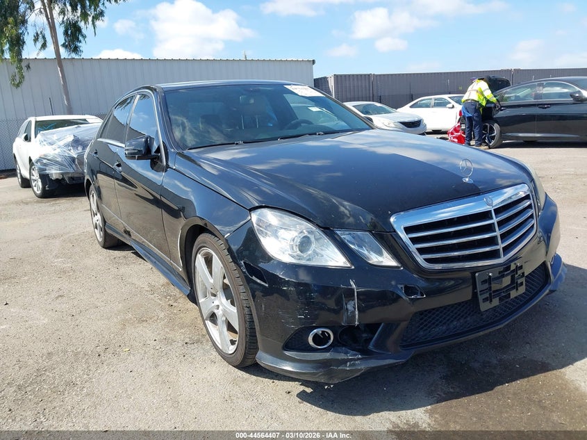 2010 Mercedes-benz E-klasse VIN WDDHF5GB8AA166421 IAAI salvage auction — RIGHT FRONT, Salvage (California), sold $1,150 on 2026-07-06 (photo 6)