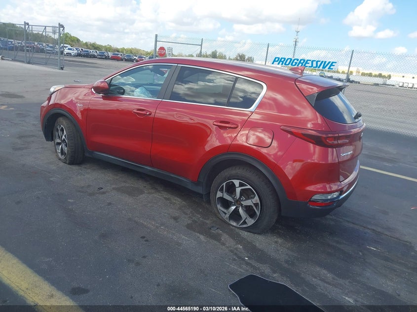 2022 Kia Sportage VIN KNDPMCAC1N7970242 IAAI salvage auction — FRONT END, Salvage Title, sold $2,500 on 2026-08-02 (photo 3)