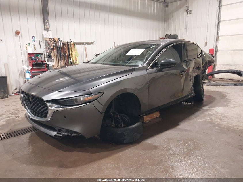 2022 Mazda 3 VIN JM1BPBEY1N1509255 IAAI salvage auction — FRONT & REAR, Regular (South Dakota), sold $1,200 on 2026-07-21 (photo 2)