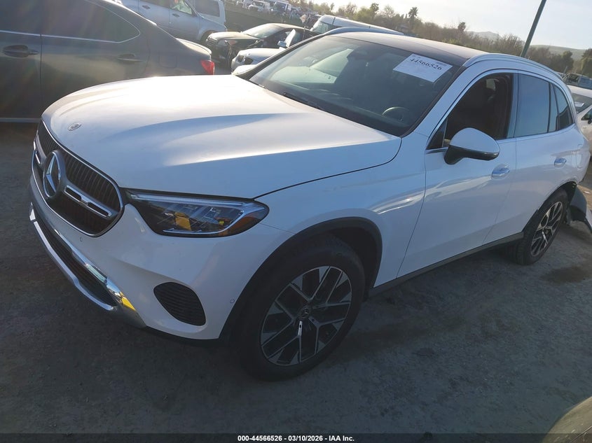 2025 Mercedes-benz Glc VIN W1NKM5GB5SF296692 IAAI salvage auction — REAR END, Salvage Title, sold $30,850 on 2026-07-09 (photo 2)