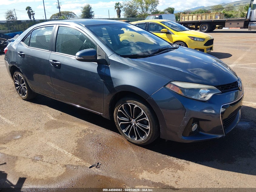2016 Toyota Corolla VIN 5YFBURHE6GP378325 IAAI salvage auction — LEFT REAR, Clear (Hawaii), sold $4,150 on 2026-07-28 (photo 1)