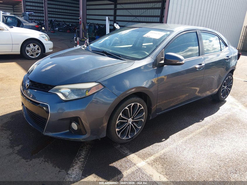 2016 Toyota Corolla VIN 5YFBURHE6GP378325 IAAI salvage auction — LEFT REAR, Clear (Hawaii), sold $4,150 on 2026-07-28 (photo 2)