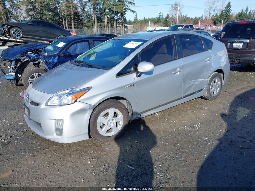 2011 Toyota Prius VIN JTDKN3DU0B5252104 IAAI salvage auction — RIGHT SIDE, Bill Of Sale (Washington), sold $725 on 2026-07-22 (photo 2)