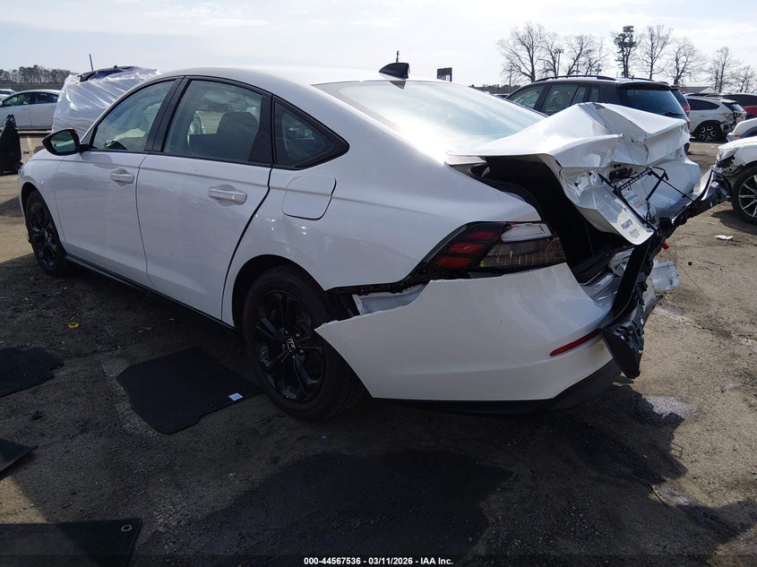 2025 Honda Accord VIN 1HGCY1F4XSA000379 IAAI salvage auction — REAR END, Salvage Title, sold $8,900 on 2026-07-06 (photo 3)