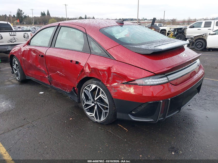 2024 Hyundai Ioniq 6 VIN KMHM34AC6RA080271 IAAI salvage auction — SIDE, Salvage Title, sold $10,700 on 2026-08-27 (photo 3)