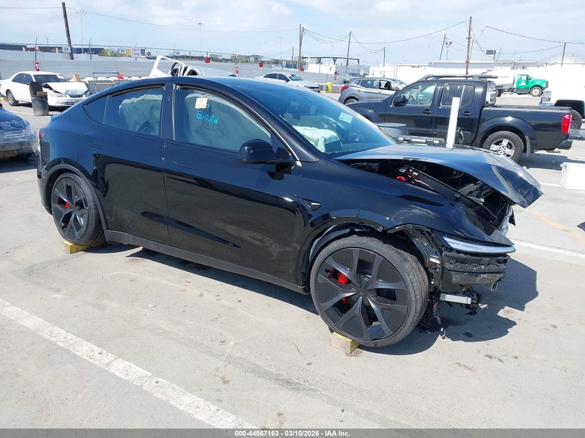 2026 Tesla Model y VIN 7SAYGDET5TA634306 IAAI salvage auction — FRONT END, Salvage (California), sold $12,700 on 2026-07-29 (photo 1)