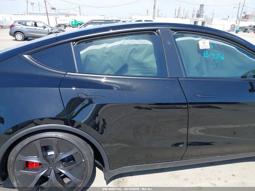 2026 Tesla Model y VIN 7SAYGDET5TA634306 IAAI salvage auction — FRONT END, Salvage (California), sold $12,700 on 2026-07-29 (photo 8)