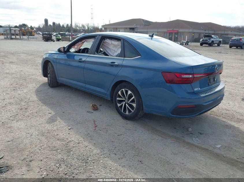 2025 Volkswagen Jetta VIN 3VW5X7BU3SM088081 IAAI salvage auction — LEFT SIDE, Salvage Title, sold $5,600 on 2026-07-21 (photo 3)