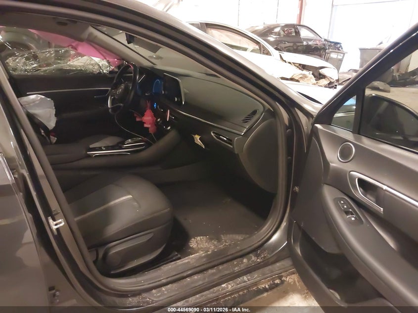 2021 Hyundai Sonata VIN 5NPEF4JA0MH083439 IAAI salvage auction — LEFT SIDE, Salvage Title, sold $2,600 on 2026-07-07 (photo 5)