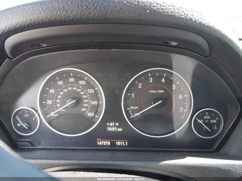 2013 BMW 3er VIN WBA3A9C51DF686006 IAAI salvage auction — SIDE, Salvage Title, sold $1,200 on 2026-07-31 (photo 7)