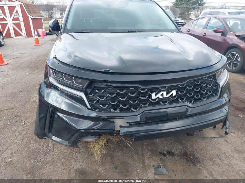2022 Kia Sorento VIN 5XYRK4LF7NG086448 IAAI salvage auction — FRONT END, Clear (Michigan), sold $3,250 on 2026-07-23 (photo 6)