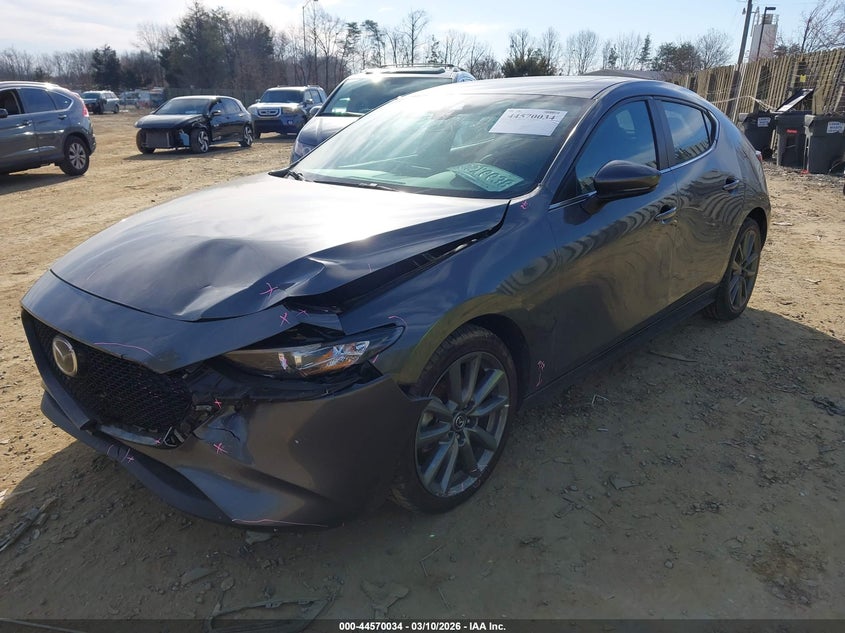 2023 Mazda 3 VIN JM1BPALM3P1609404 IAAI salvage auction — LEFT FRONT, Salvage - Greater Than 75% (Maryland), sold $5,200 on 2026-07-13 (photo 2)