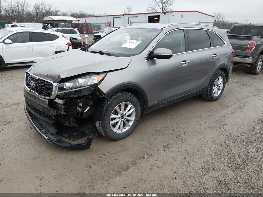 2019 Kia Sorento VIN 5XYPGDA33KG520409 IAAI salvage auction — FRONT END, Salvage (Kentucky), sold $1,750 on 2026-07-13 (photo 2)