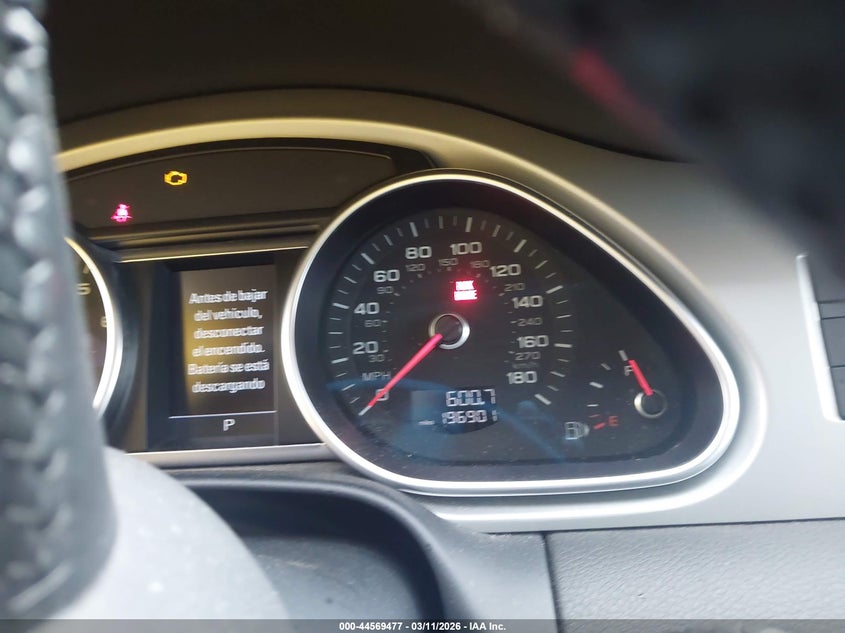 2015 Audi Q7 VIN WA1LGAFE0FD007737 IAAI salvage auction — FRONT END, Salvage Title, sold $350 on 2026-07-22 (photo 7)