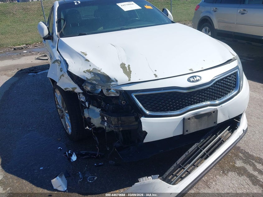 2015 Kia Optima VIN 5XXGR4A64FG380255 IAAI salvage auction — FRONT END, Salvage (Missouri), sold $400 on 2026-07-14 (photo 6)