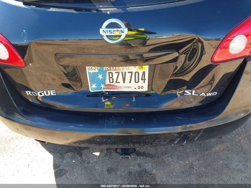 2008 Nissan Rogue VIN JN8AS58V68W405336 IAAI salvage auction — REAR END, Bill Of Sale (Indiana), sold $25 on 2026-07-28 (photo 6)