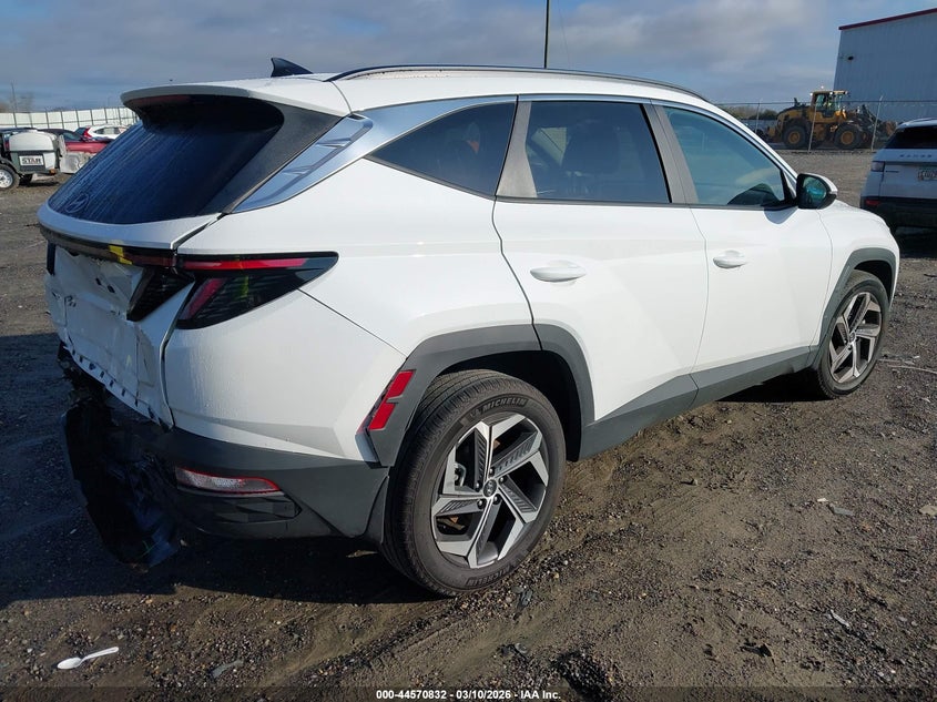 2024 Hyundai Tucson VIN 5NMJFCDE5RH341529 IAAI salvage auction — REAR END, Salvage Title, sold $9,400 on 2026-07-18 (photo 4)