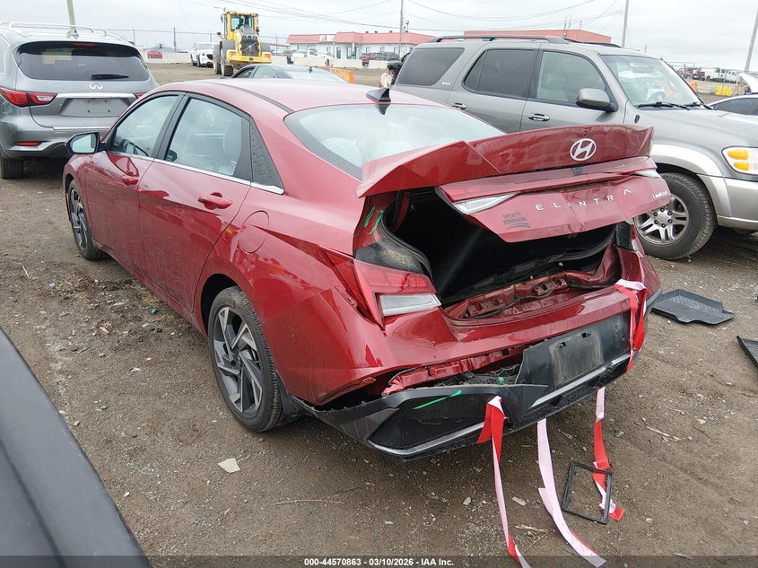 2024 Hyundai Elantra VIN KMHLP4DGXRU756315 IAAI salvage auction — REAR END, Salvage (Tennessee), sold $7,300 on 2026-07-09 (photo 3)