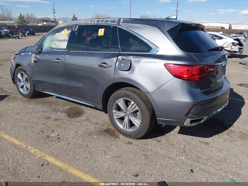 2020 Acura Mdx VIN 5J8YD4H32LL049752 IAAI salvage auction — ROLLOVER, Salvage (Colorado), sold $225 on 2026-07-28 (photo 3)