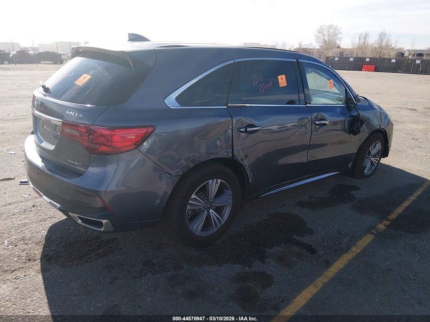 2020 Acura Mdx VIN 5J8YD4H32LL049752 IAAI salvage auction — ROLLOVER, Salvage (Colorado), sold $225 on 2026-07-28 (photo 4)