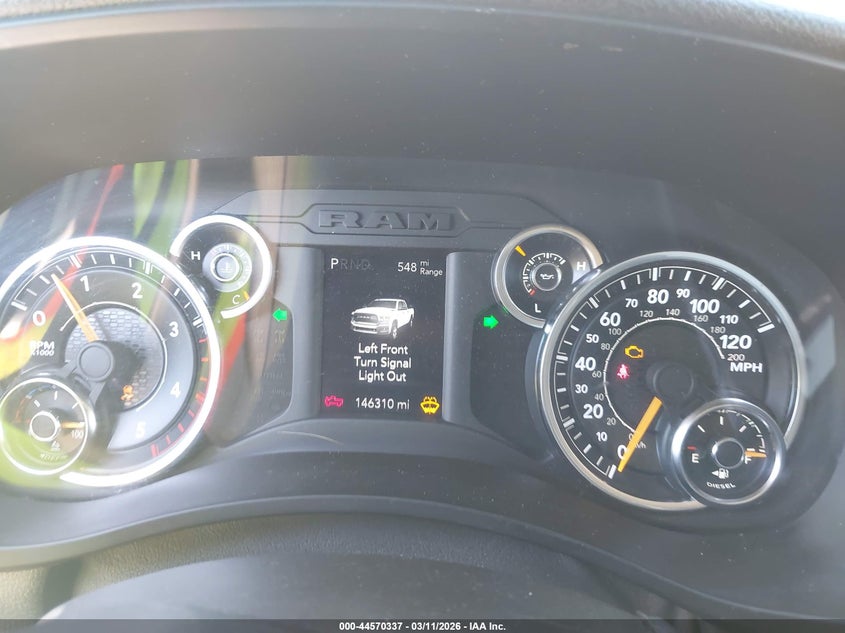 2019 Ram 2500 VIN 3C6UR5DLXKG678382 IAAI salvage auction — FRONT END, Original (Texas), sold $8,500 on 2026-07-29 (photo 7)