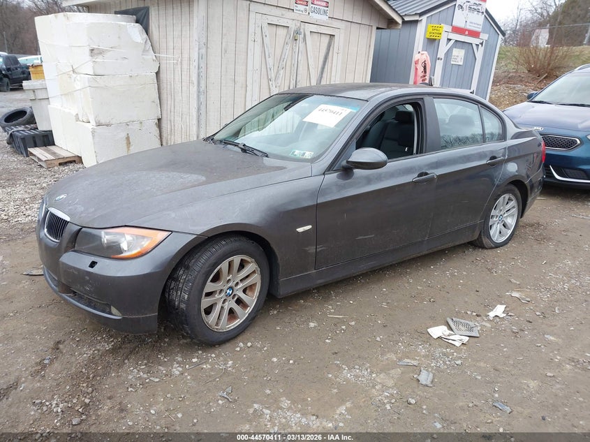 2006 BMW 3er VIN WBAVD135X6KT79218 IAAI salvage auction — MECHANICAL, Clear (Pennsylvania), sold $300 on 2026-07-14 (photo 2)