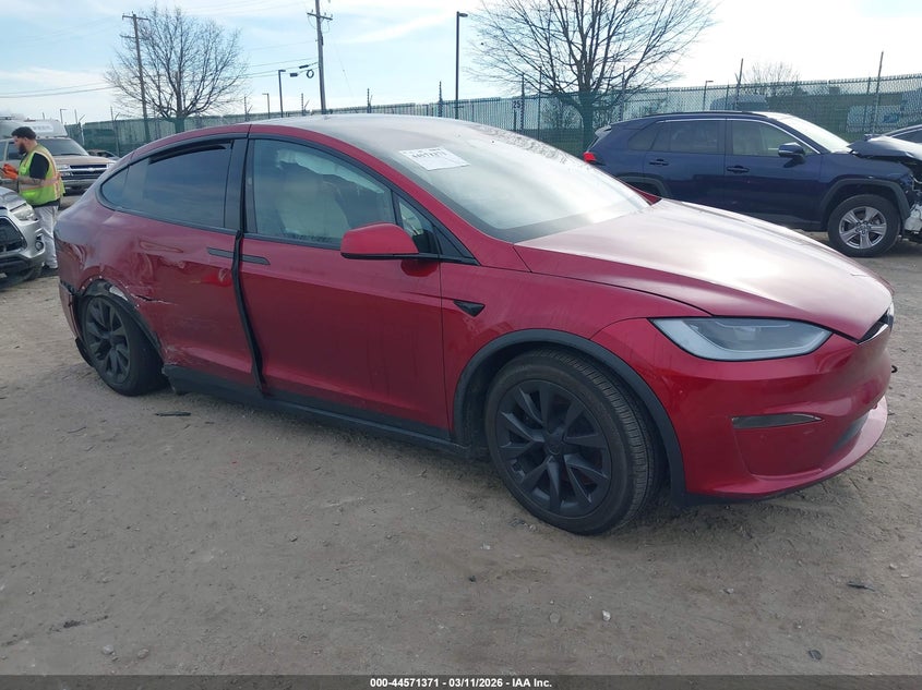 2023 Tesla Model x VIN 7SAXCAE52PF426643 — IAAI salvage auction photo