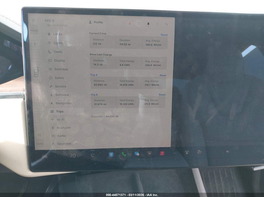 2023 Tesla Model x VIN 7SAXCAE52PF426643 IAAI salvage auction — RIGHT REAR, Salvage Title, sold $22,400 on 2026-08-20 (photo 7)