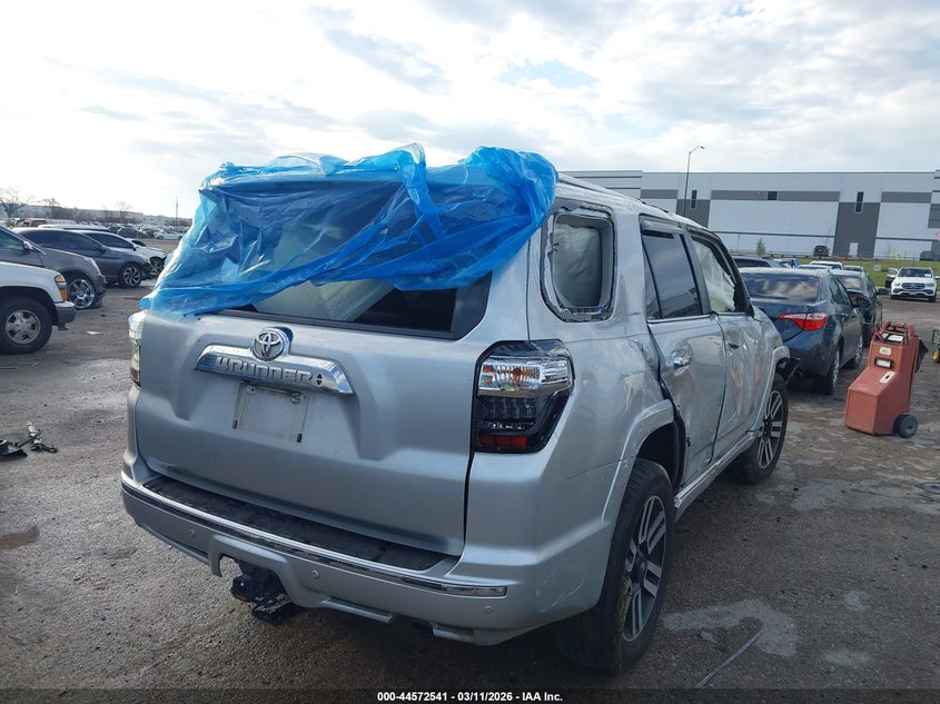 2019 Toyota 4runner VIN JTEBU5JR6K5669852 IAAI salvage auction — ROLLOVER, Salvage Title, sold $5,500 on 2026-07-21 (photo 4)