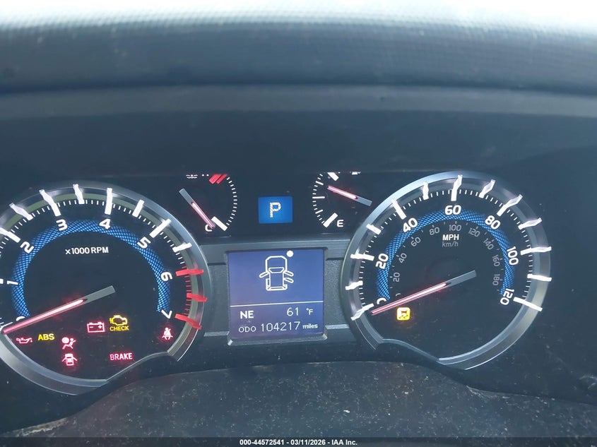 2019 Toyota 4runner VIN JTEBU5JR6K5669852 IAAI salvage auction — ROLLOVER, Salvage Title, sold $5,500 on 2026-07-21 (photo 7)