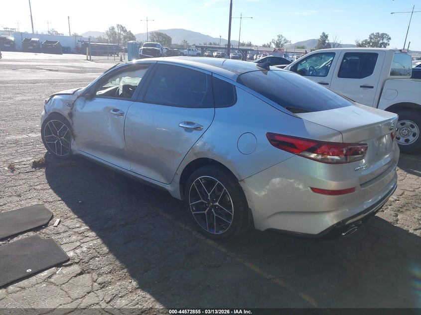 2018 Kia Optima VIN KNAGT4LE0J5020786 IAAI salvage auction — LEFT FRONT, Salvage Title, sold $1,750 on 2026-07-14 (photo 3)