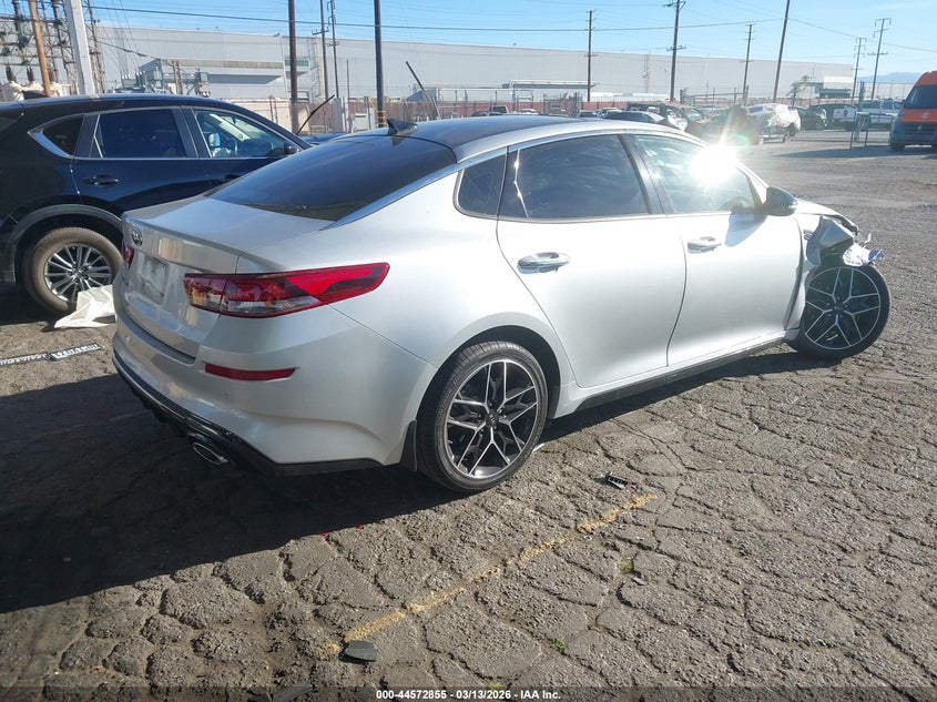 2018 Kia Optima VIN KNAGT4LE0J5020786 IAAI salvage auction — LEFT FRONT, Salvage Title, sold $1,750 on 2026-07-14 (photo 4)