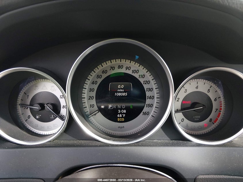 2013 Mercedes-benz C-klasse VIN WDDGF8AB6DG146904 IAAI salvage auction — FRONT END, Salvage Title, sold $1,550 on 2026-08-09 (photo 7)
