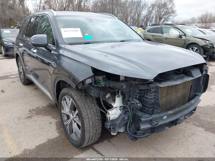 2021 Hyundai Palisade VIN KM8R5DHE6MU188114 IAAI salvage auction — FRONT END, Salvage (Kansas), sold $6,500 on 2026-07-08 (photo 1)
