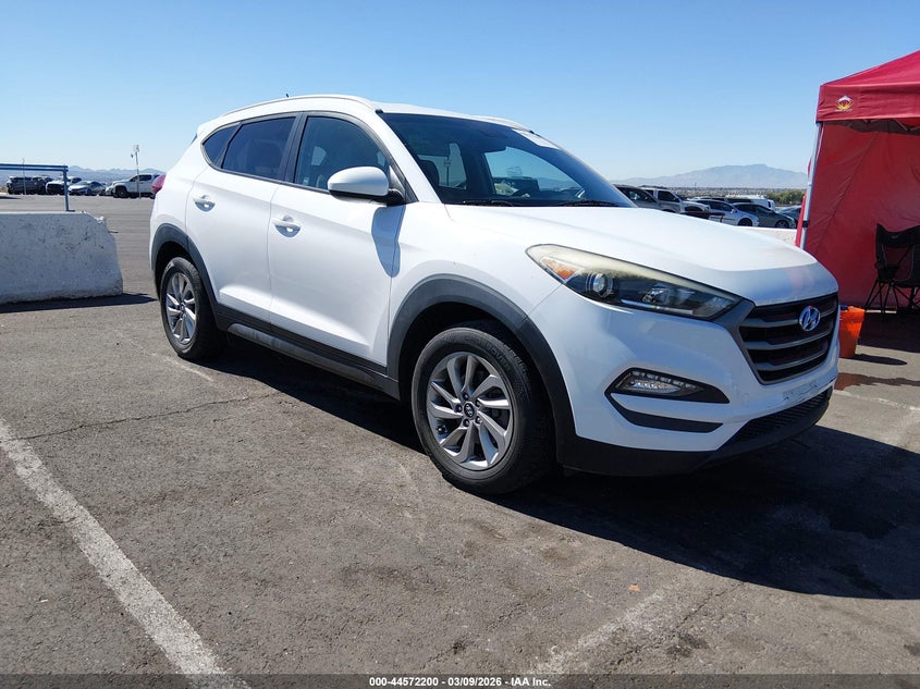 2016 Hyundai Tucson VIN KM8J33A40GU091722 IAAI salvage auction — FRONT END, Salvage Title, sold $1,100 on 2026-07-24 (photo 1)