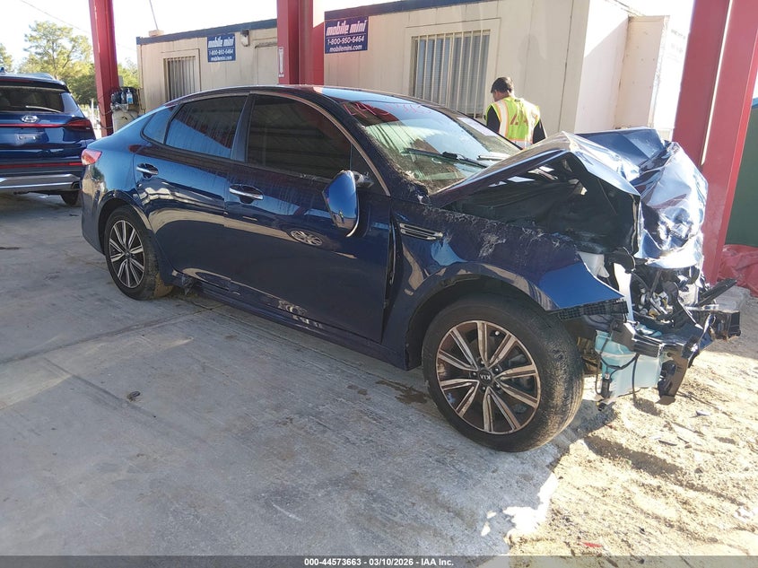 2019 Kia Optima VIN 5XXGT4L31KG368899 IAAI salvage auction — UNKNOWN, Rebuildable (Florida), sold $500 on 2026-07-28 (photo 1)