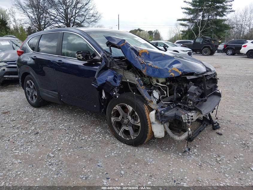 2017 Honda Cr-v VIN 7FARW1H55HE019799 IAAI salvage auction — RIGHT FRONT, Clear (Alabama), sold $2,150 on 2026-07-13 (photo 1)