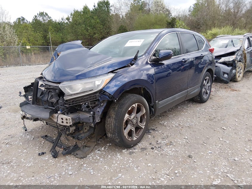 2017 Honda Cr-v VIN 7FARW1H55HE019799 IAAI salvage auction — RIGHT FRONT, Clear (Alabama), sold $2,150 on 2026-07-13 (photo 2)