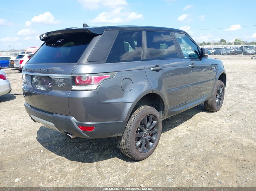 2016 Land rover Range rover sport VIN SALWR2VF7GA545182 IAAI salvage auction — LEFT SIDE, Original (Texas), sold $5,700 on 2026-07-16 (photo 4)