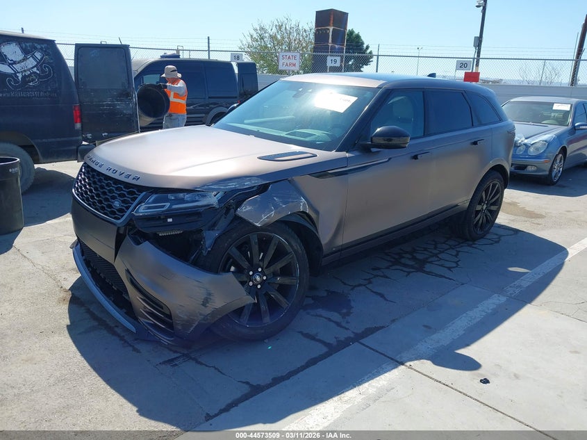 2020 Land rover Range rover velar VIN SALYK2EXXLA275199 IAAI salvage auction — FRONT END, Salvage (California), sold $11,500 on 2026-07-15 (photo 2)