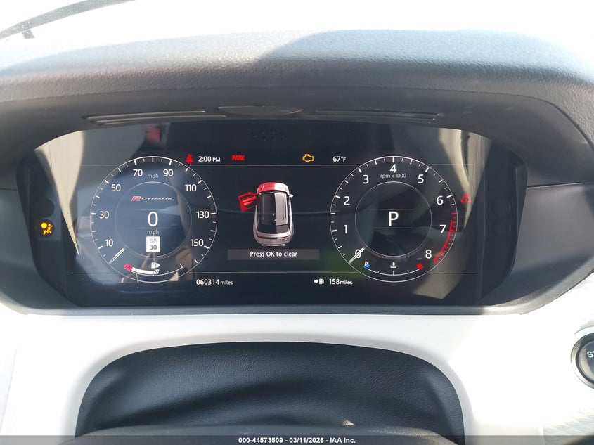 2020 Land rover Range rover velar VIN SALYK2EXXLA275199 IAAI salvage auction — FRONT END, Salvage (California), sold $11,500 on 2026-07-15 (photo 7)