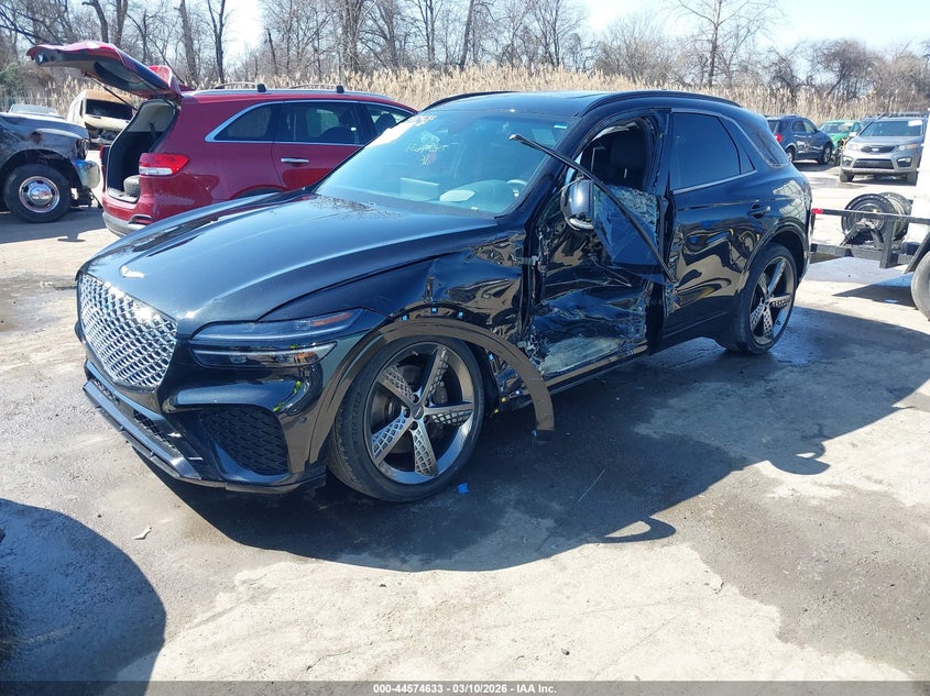 2023 Genesis Gv70 VIN KMUMCDTC1PU137678 IAAI salvage auction — LEFT SIDE, Salvage - Greater Than 75% (Maryland), sold $11,450 on 2026-07-16 (photo 2)