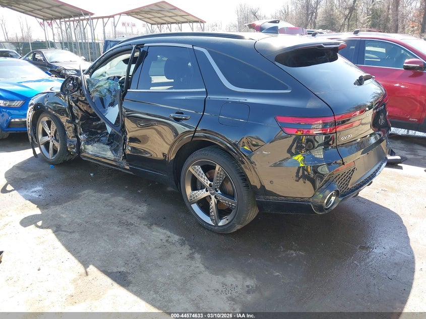 2023 Genesis Gv70 VIN KMUMCDTC1PU137678 IAAI salvage auction — LEFT SIDE, Salvage - Greater Than 75% (Maryland), sold $11,450 on 2026-07-16 (photo 3)