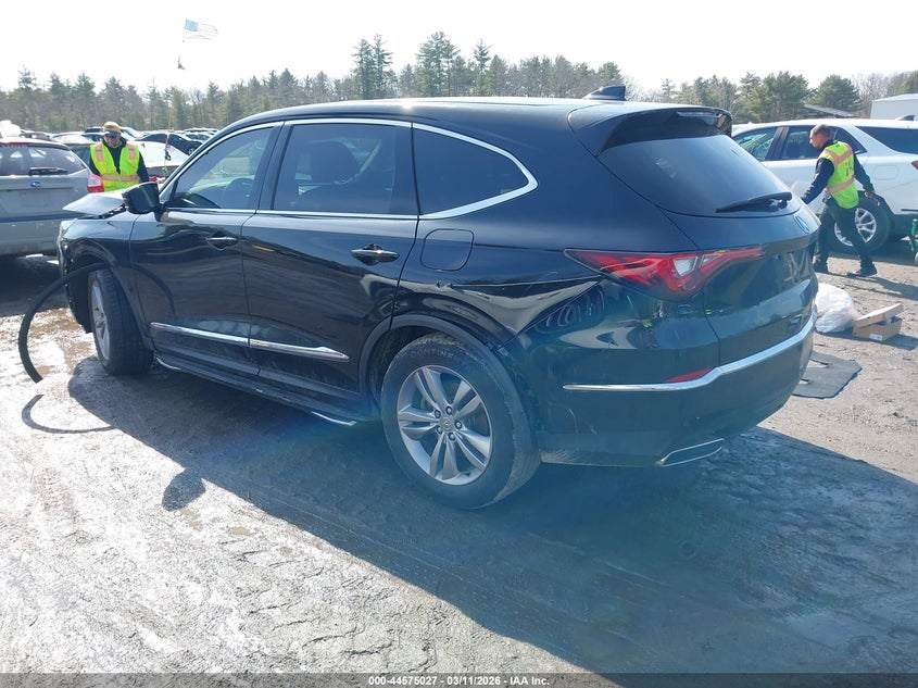 2022 Acura MDX VIN 5J8YE1H3XNL017078 IAAI salvage auction — FRONT END, Salvage (Connecticut), sold $8,900 on 2026-09-26 (photo 3)